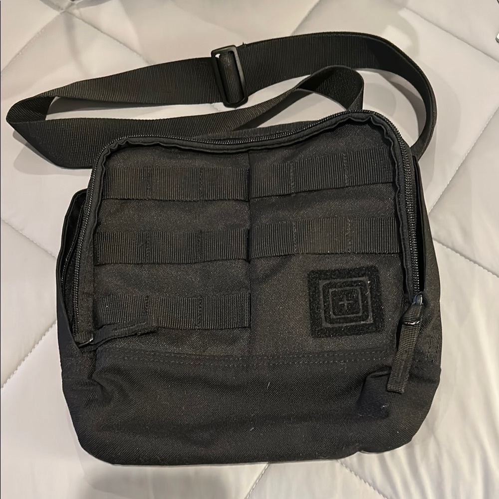 5.11 Tactical Black Messenger Bag with MOLLE System